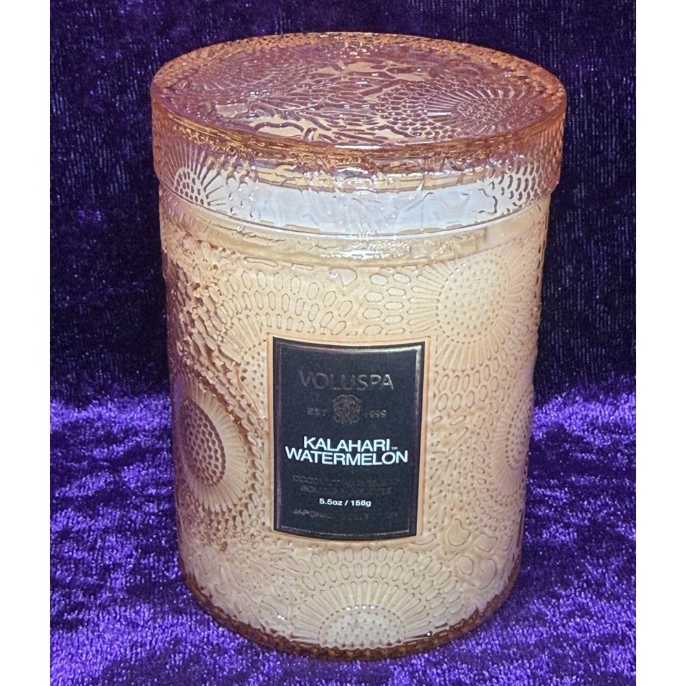 Voluspa Candle Kalahari Watermelon Glass Jar 5.5 oz Home Fragrance